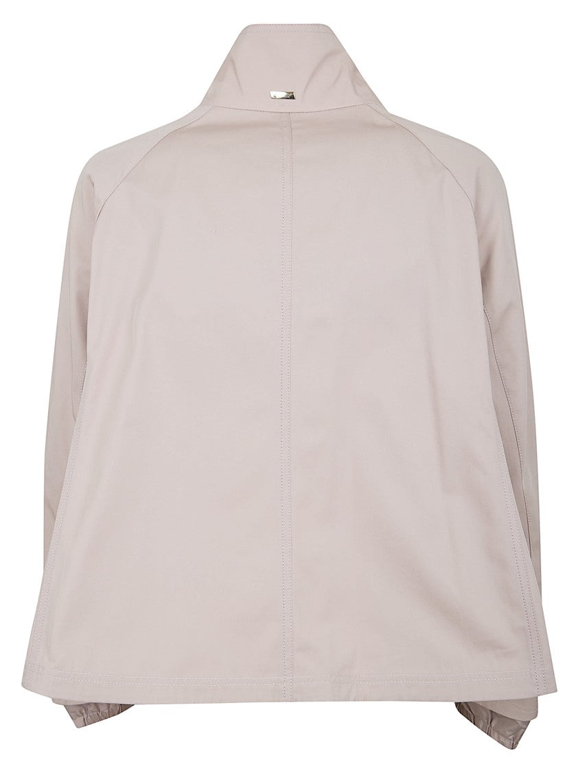 Herno Cotton Gabardine Cape With Water-Repellent Finish
