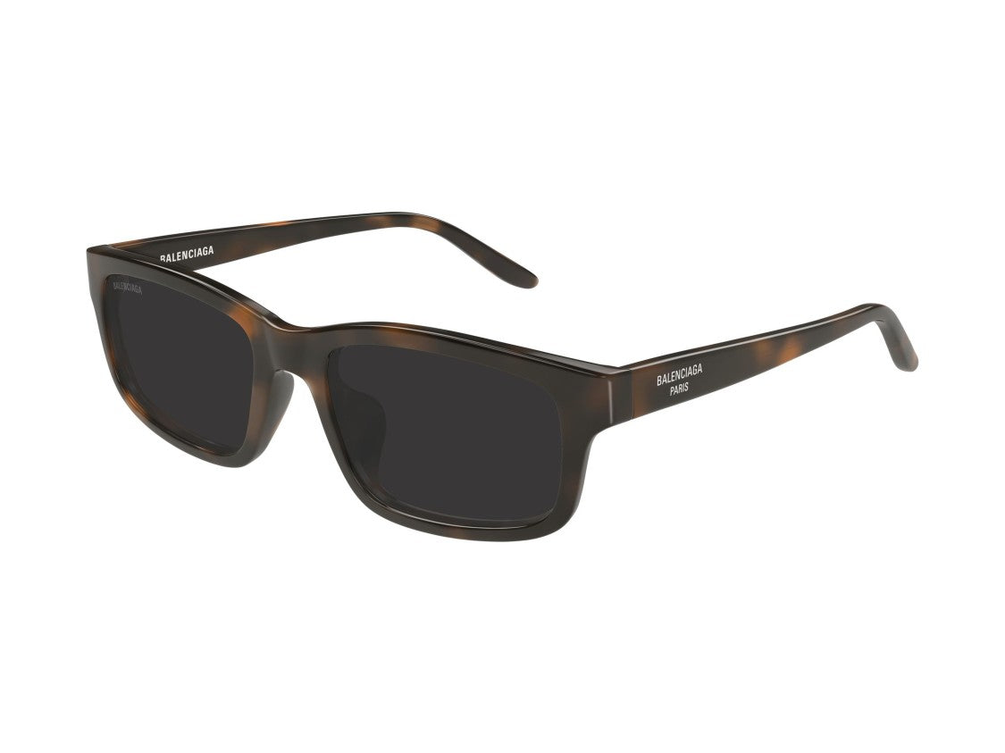Balenciaga Bb0528sk Tortoiseshell Square Frame Acetate Sunglasses
