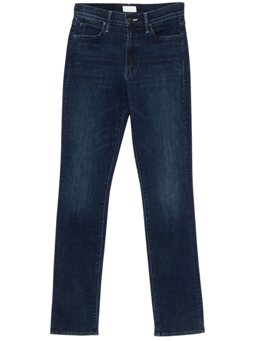 Mother Mid-Rise Straight-Leg Mother Jeans