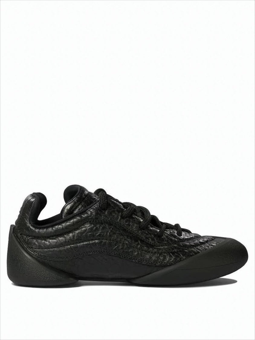 Alexander Mcqueen Textured Leather Sneakers With Minimalist Design