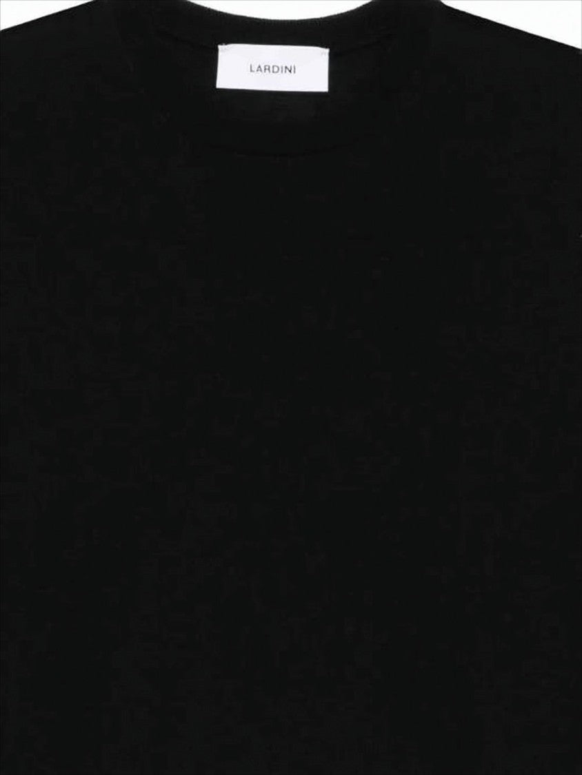 Lardini Classic Crew Neck Sweater In 100% Wool