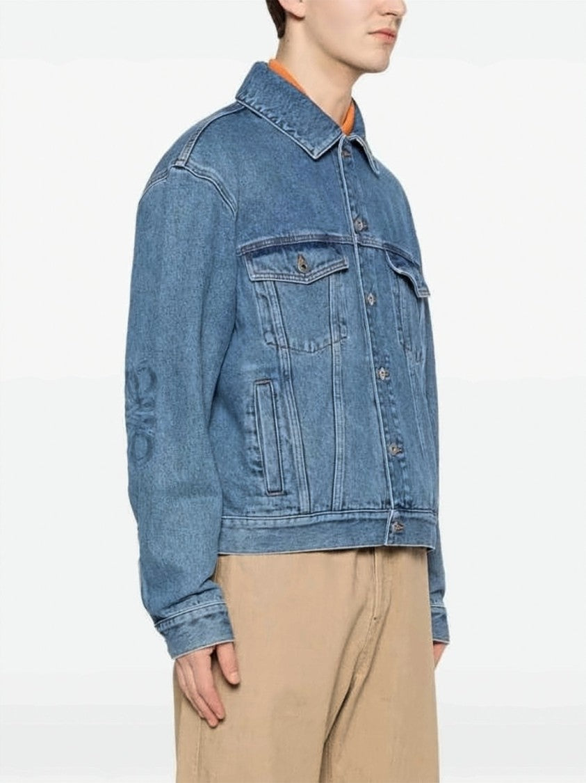 Loewe Classic Denim Jacket With Signature Accents