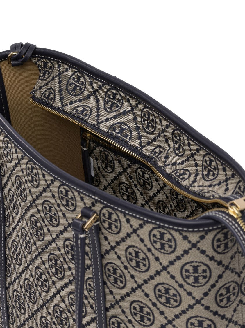 Tory Burch T Monogram Zip Tote