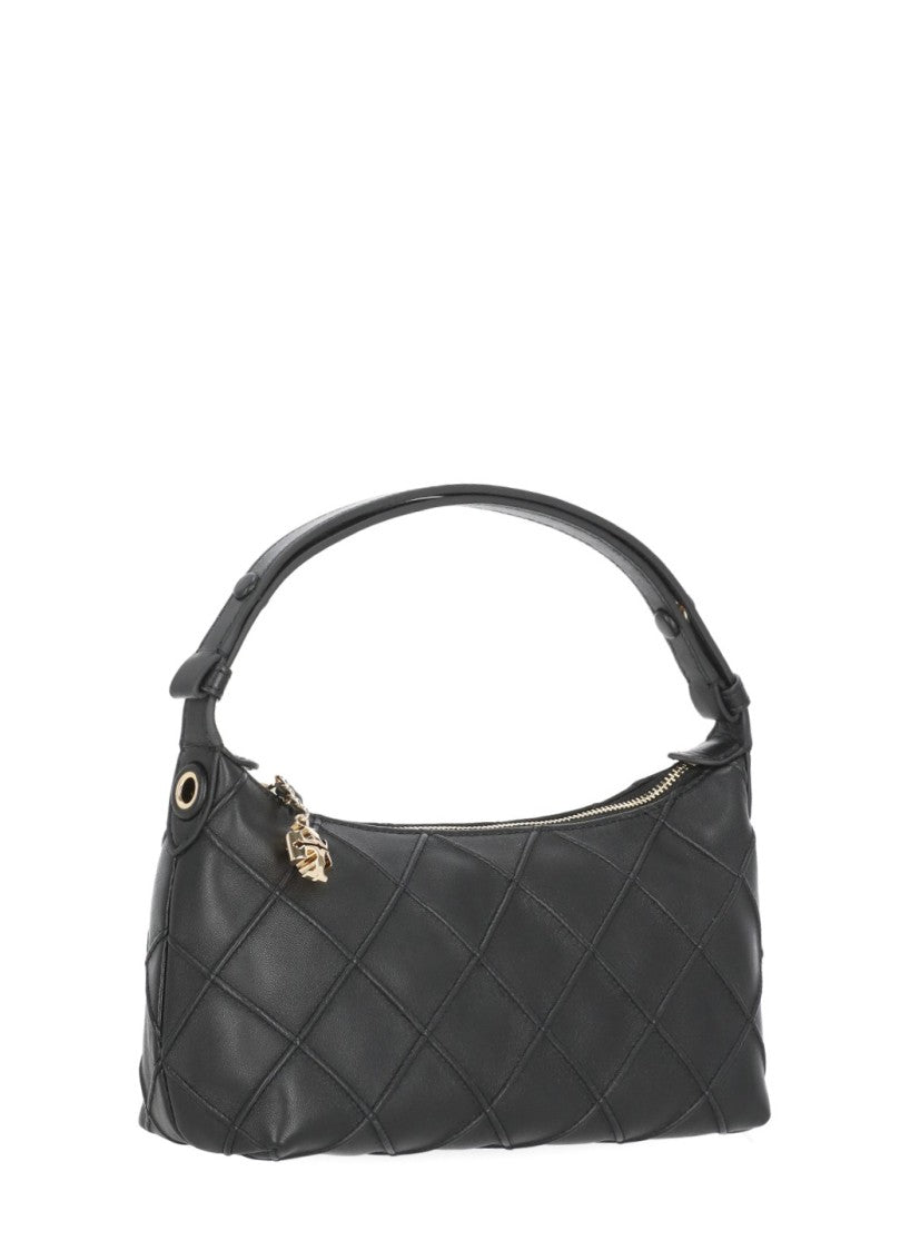 Tory Burch Black Diamond Quilted Leather Pochette