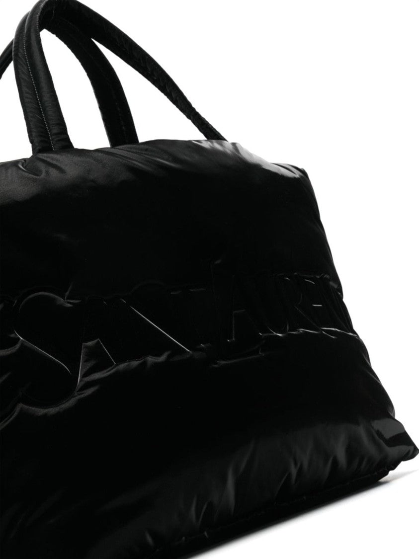 Saint Laurent Padded Black Shoulder Bag