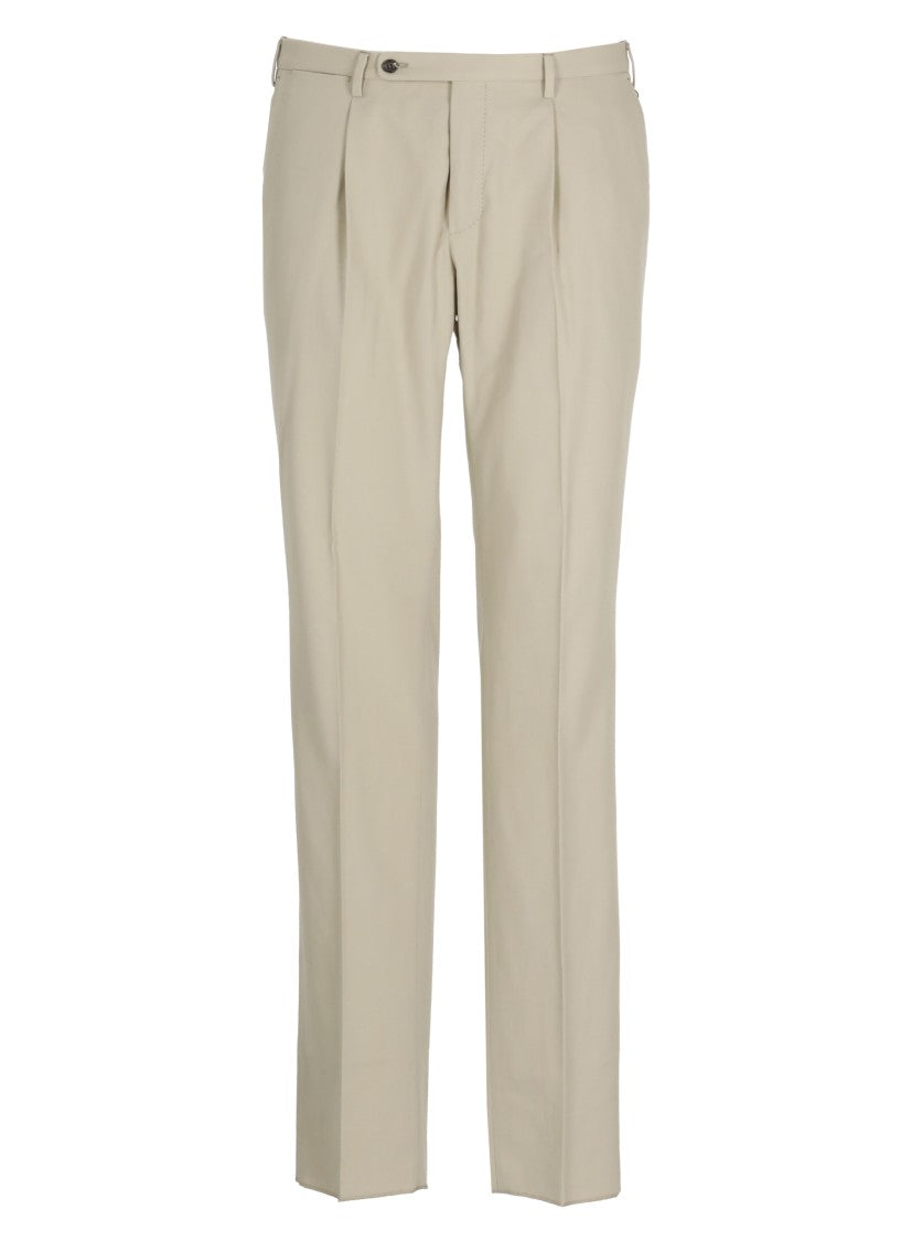 Incotex Beige Icepants Cotton Formal Pants