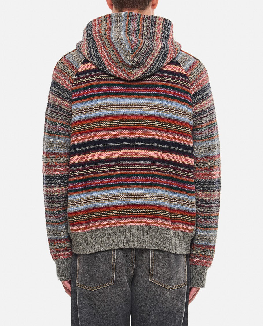 Junya Watanabe Zipped Hooded Knit