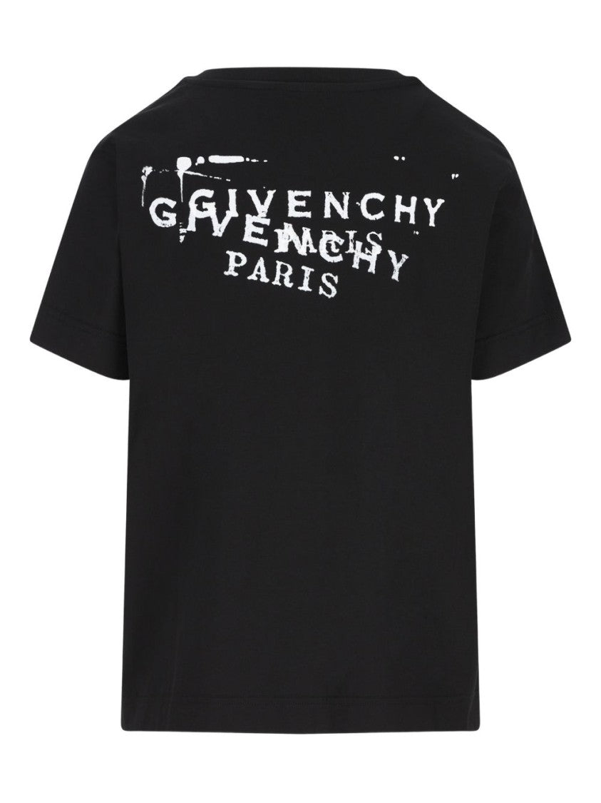 Givenchy Black Silk And Nylon Ribbed Top