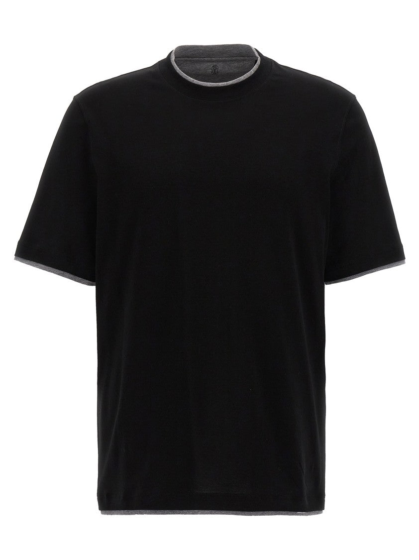 Brunello Cucinelli Double Hem T-Shirt