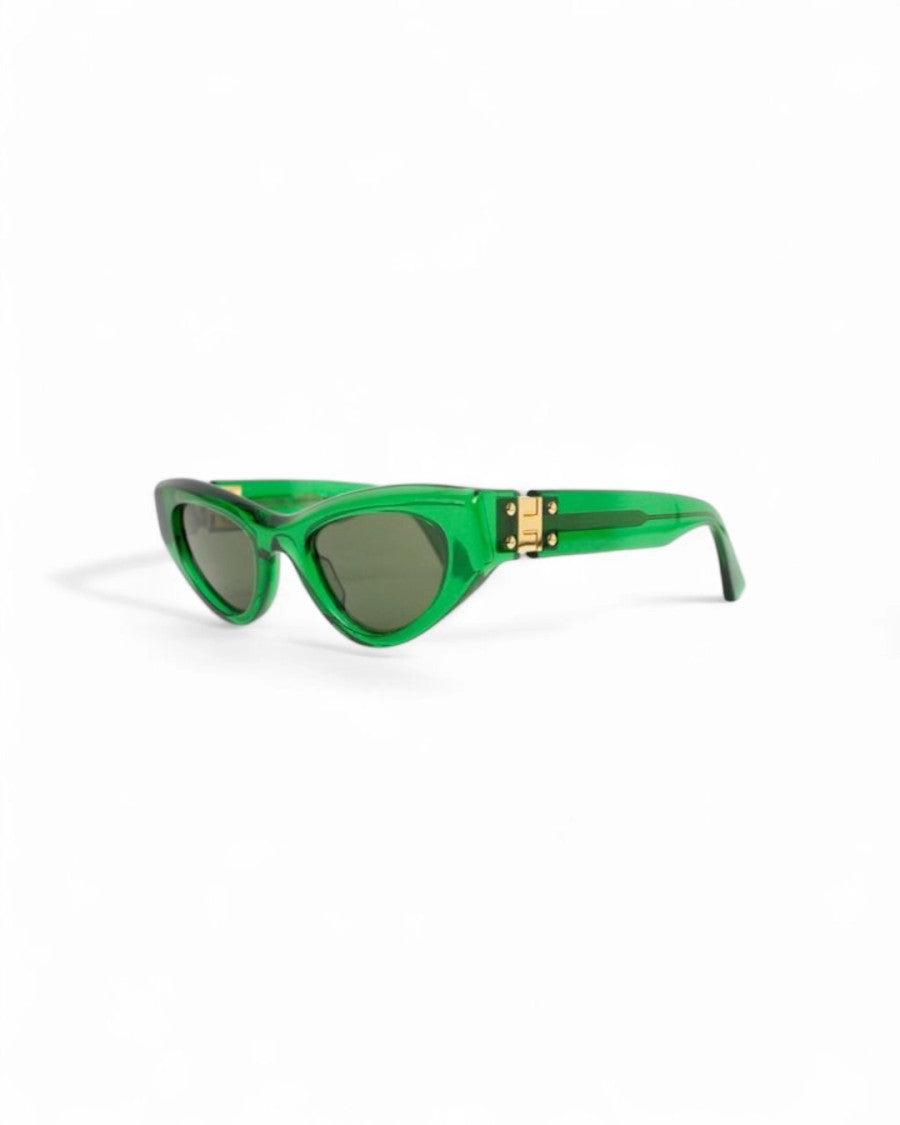 Bottega Veneta Sunglasses Geometric Green