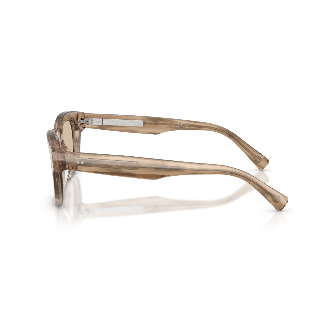 Brunello Cucinelli 0Bc3017 Translucent Acetate Sunglasses With Rounded Square Frame