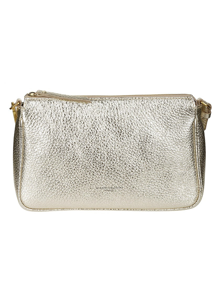 Gianni Chiarini Textured Calf Leather Shoulder Bag