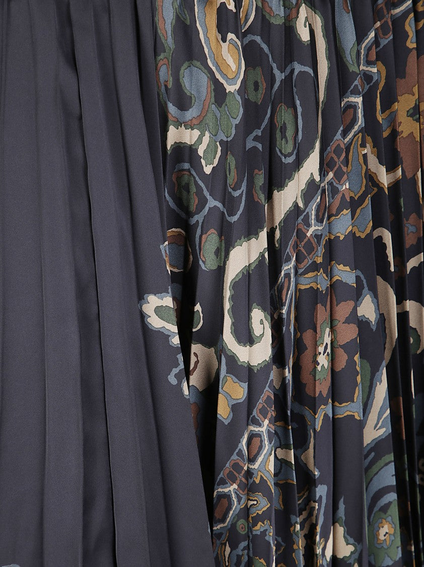 Sacai Floral Print Skirt