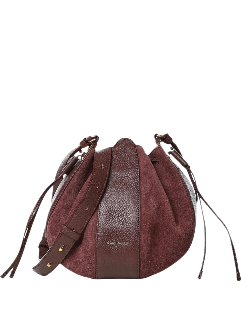 Coccinelle Boom Rounded Suede Handbag