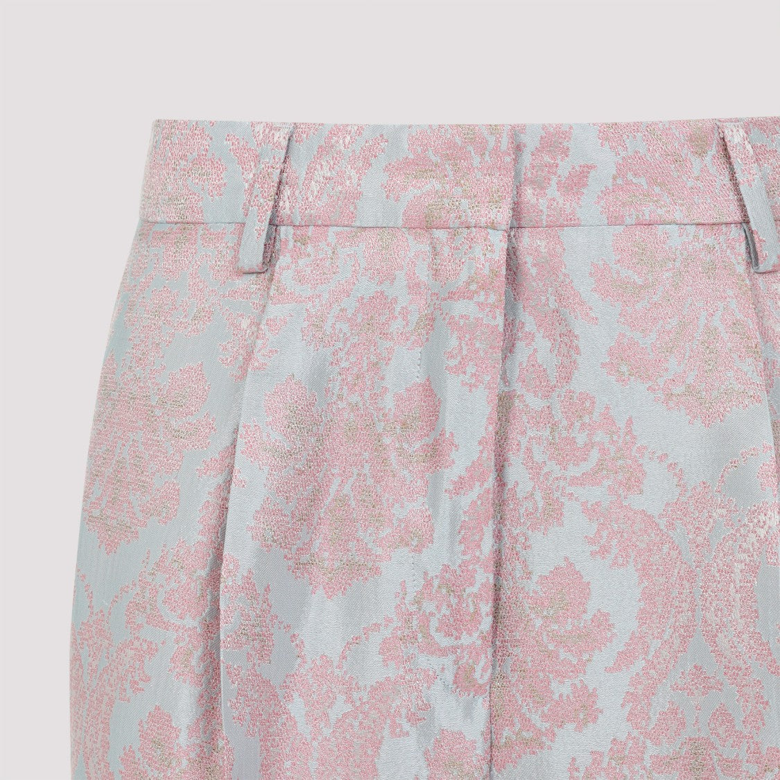 Dries Van Noten Tailored Trousers With Delicate Floral Pattern