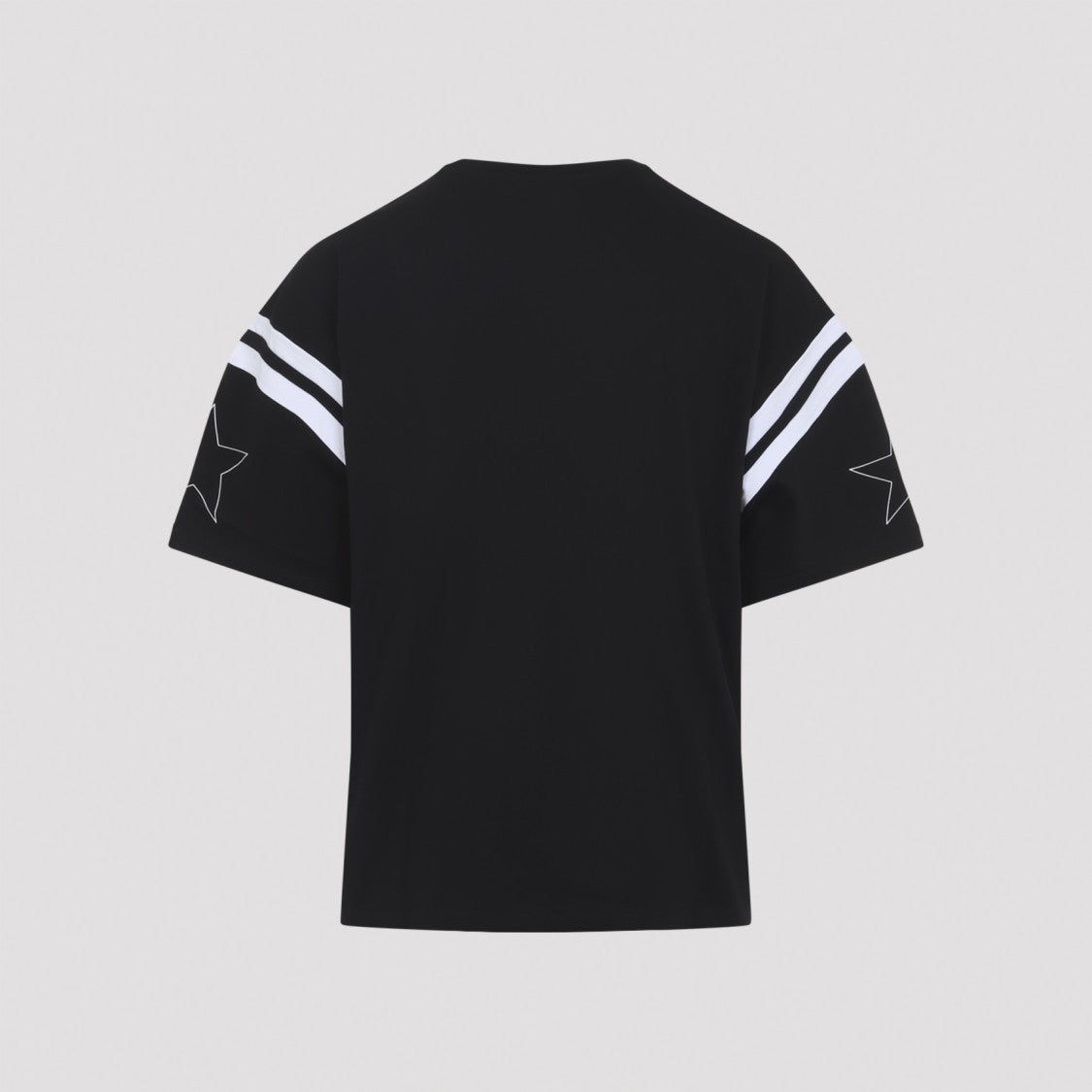 Amiri Graphic Logo Black Cotton T-Shirt With Sporty Accents