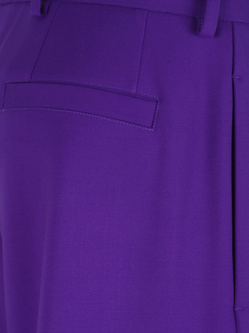Dries Van Noten Cropped Straight-Leg Trousers In Wool Blend
