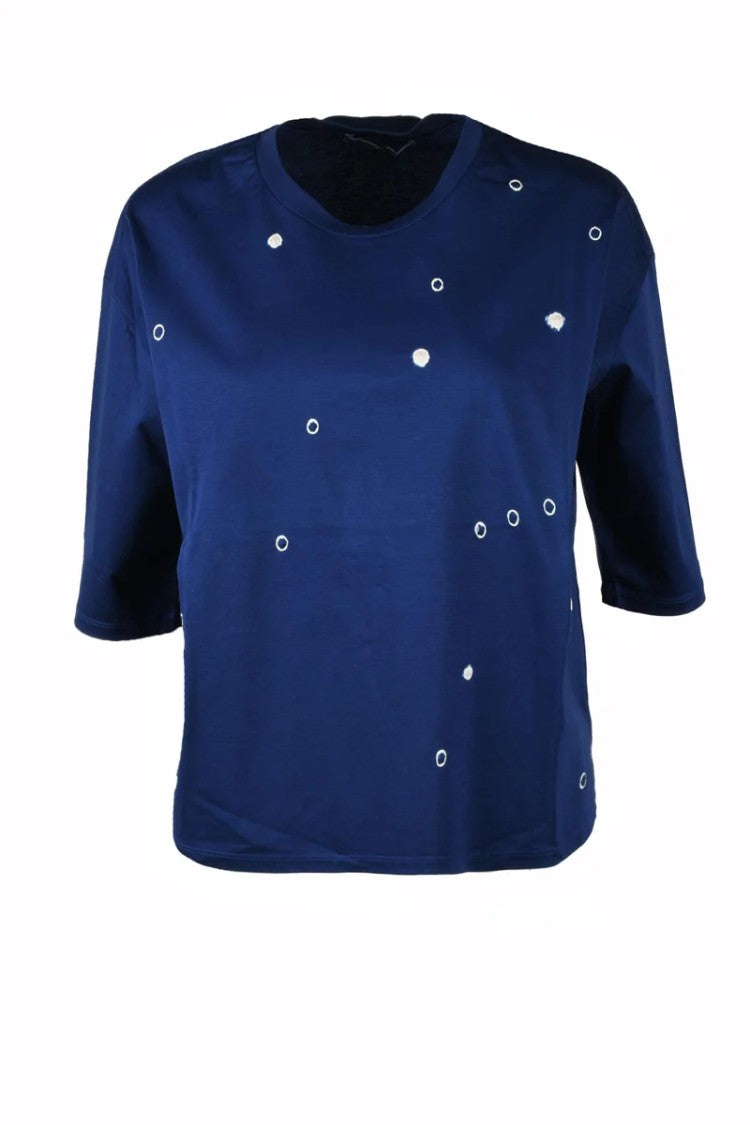 Suzusan Cotton T-Shirt - Blue