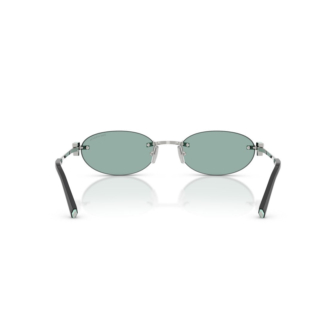 Tiffany & Co. Oval Lens Sunglasses With Sleek Metal Frame