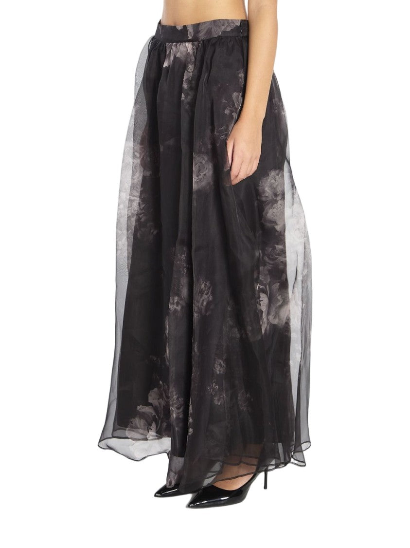 Zimmermann Silk Maxi Skirt With Layered Design