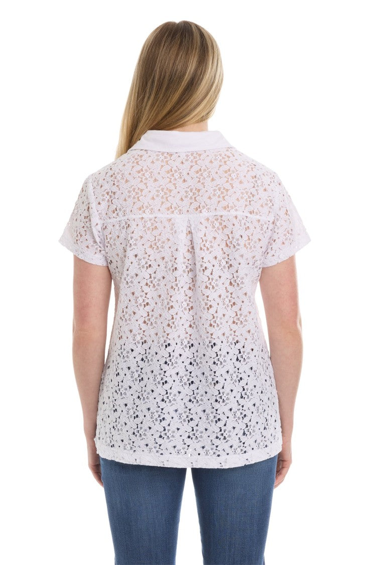 Wilt Short Sleeve Lace Polo