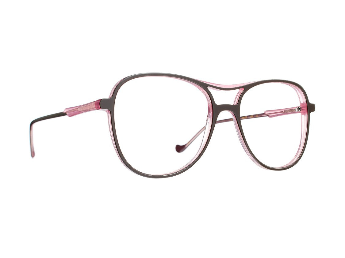 Caroline Abram Nafi Lightweight Acetate Aviator Sunglasses