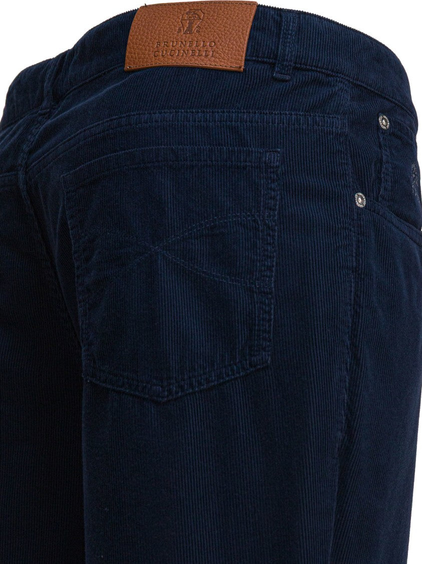 Brunello Cucinelli Tailored Black Trousers