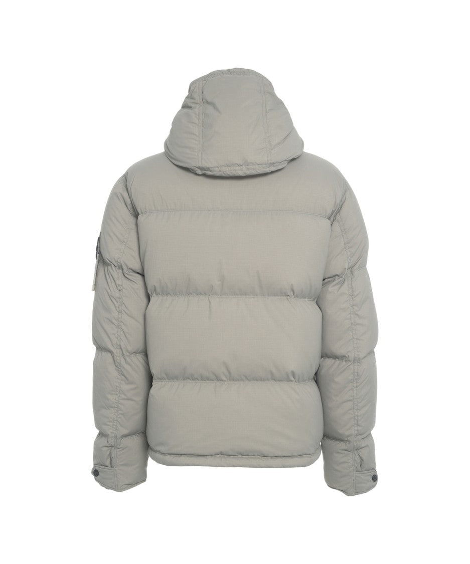 Stone Island Quilted Grey Puffer Jacket