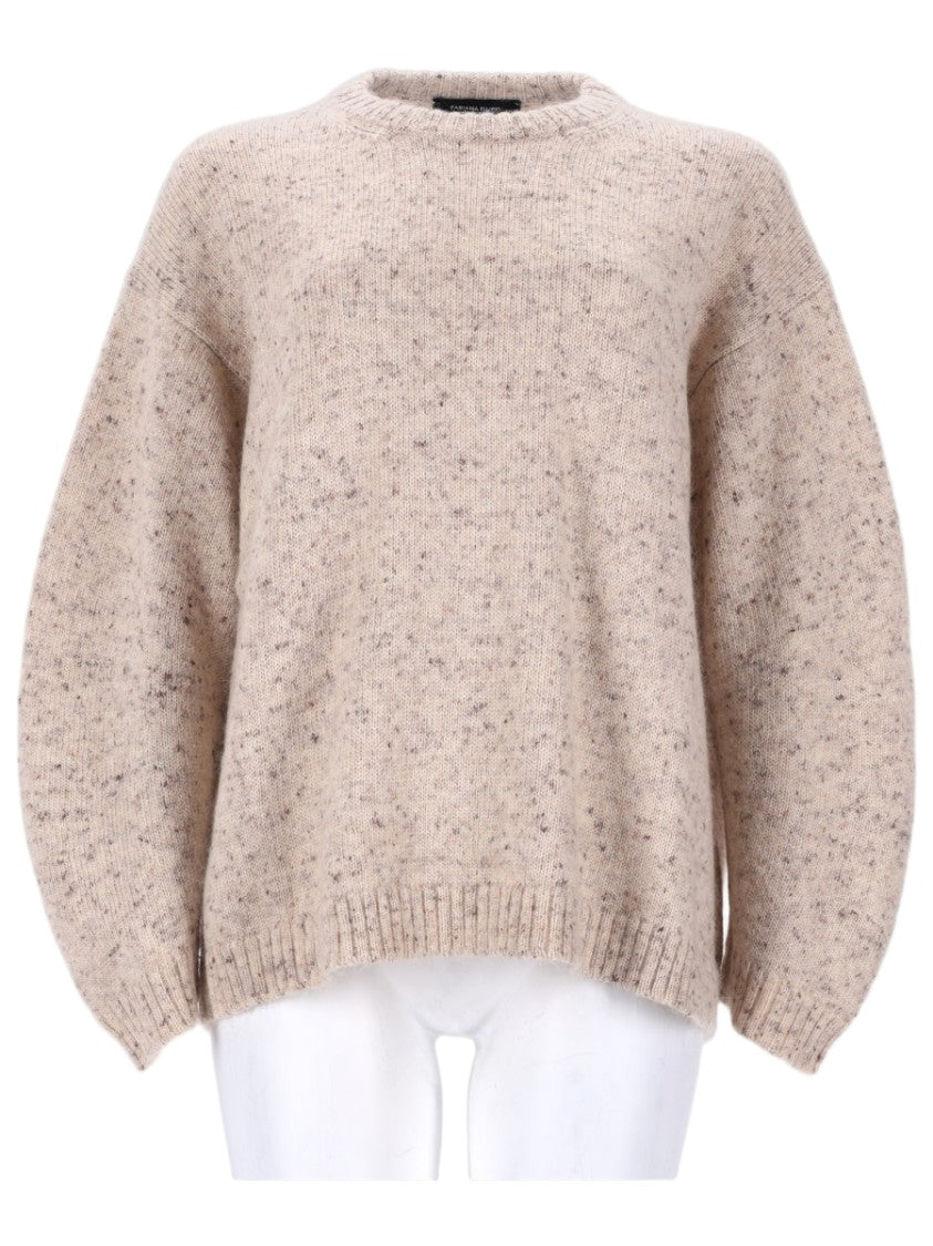 Fabiana Filippi Loose-Fitting Knit Sweater With Lurex Detailing