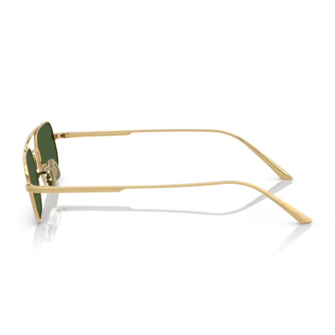 Oliver Peoples Gold Collezione Khaite Ov1351s - 1989C Titanium Rectangular Sunglasses