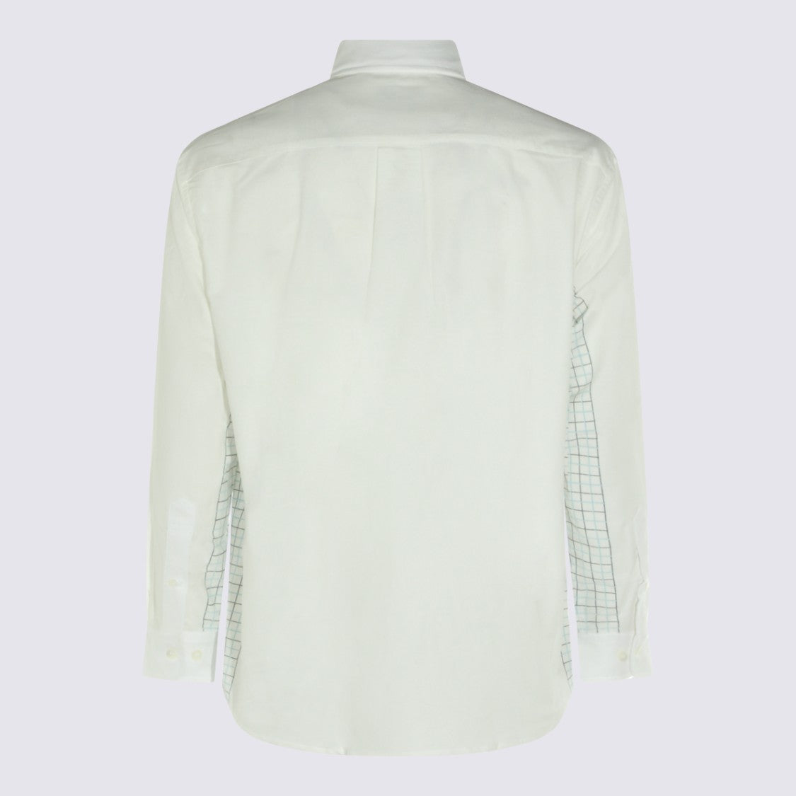 A.P.C. X Fragment Classic Button-Down Shirt With Contrasting Grid Pattern