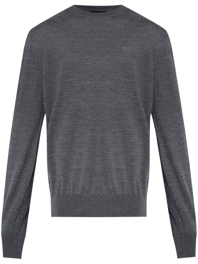 Dsquared2 Fine Knit Grey Sweater