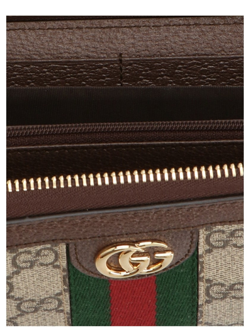 Gucci Rectangular Gg Supreme Fabric Wallet