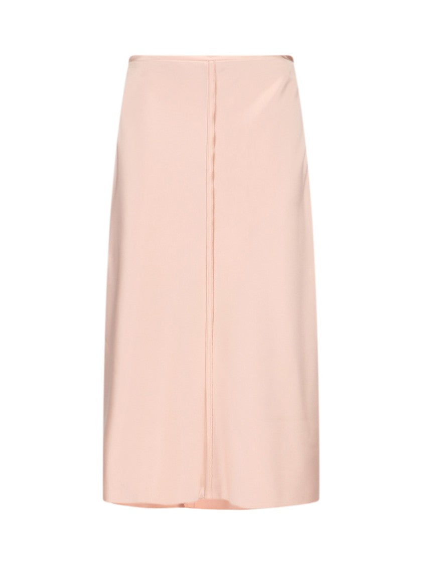 Ami Paris Midi Skirt – Pink