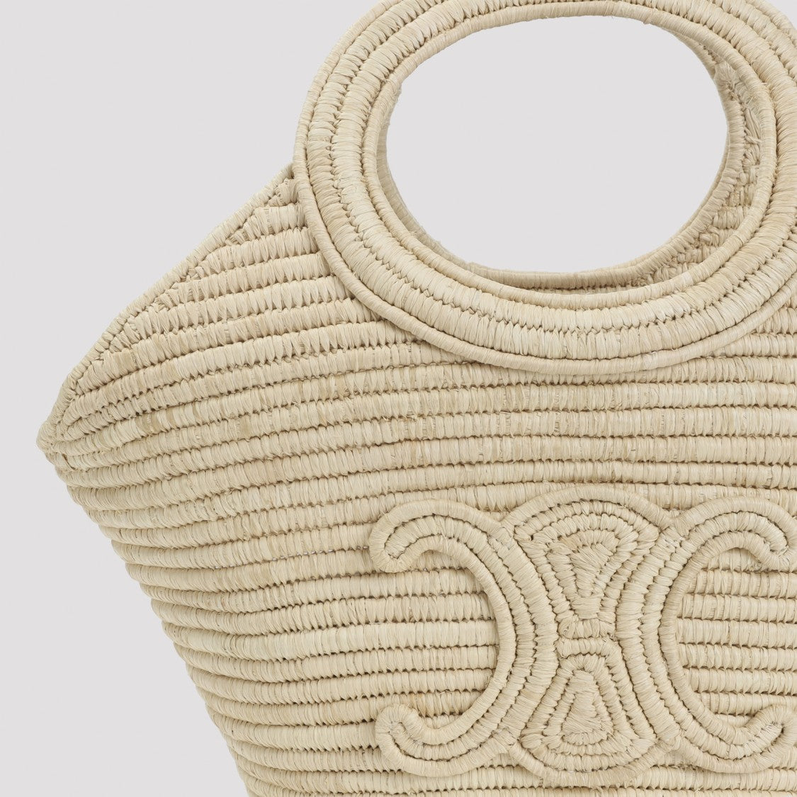 Celine Braided Panier Shoulder Bag