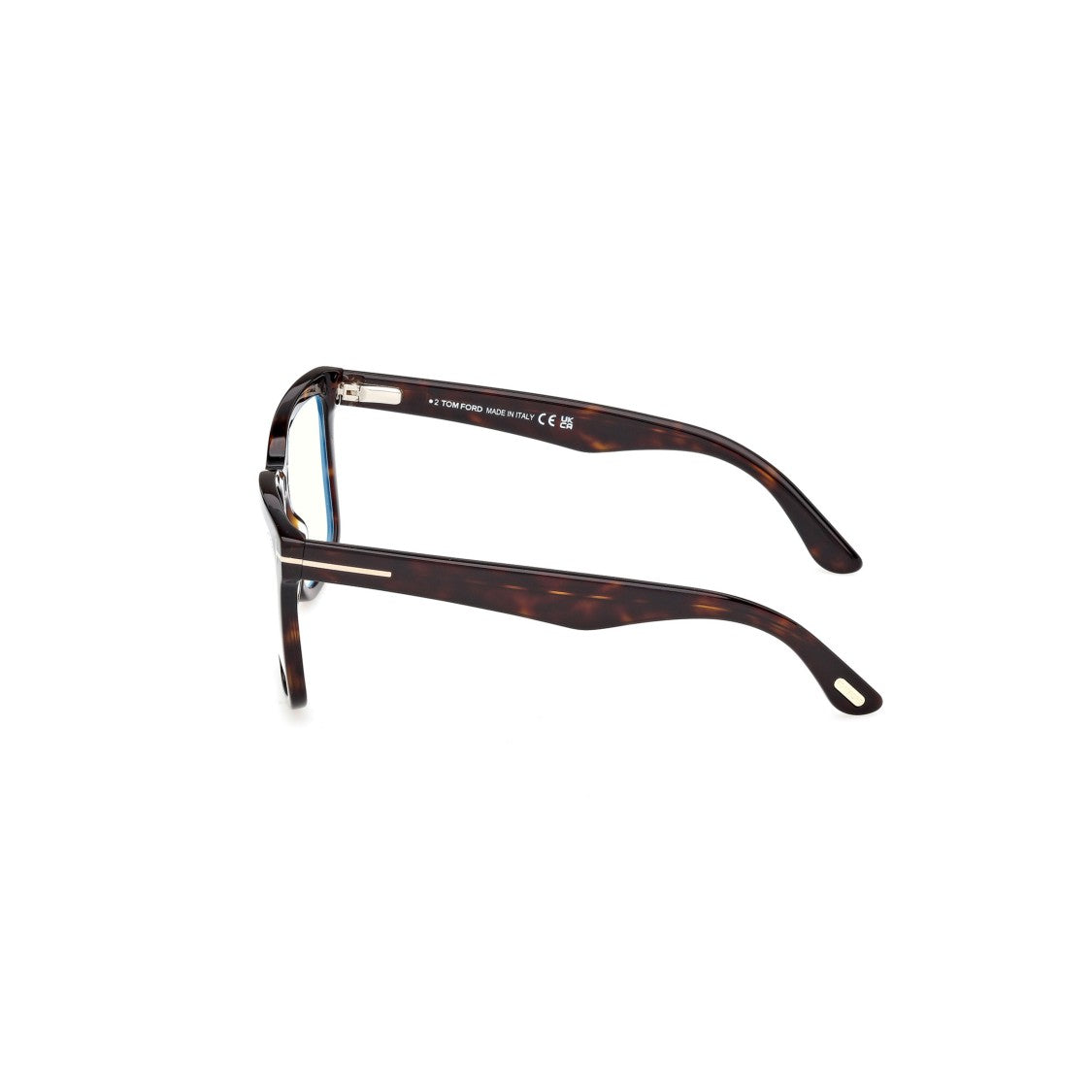 Tom Ford Ft6069-B Oversized Square Tortoiseshell Eyeglasses