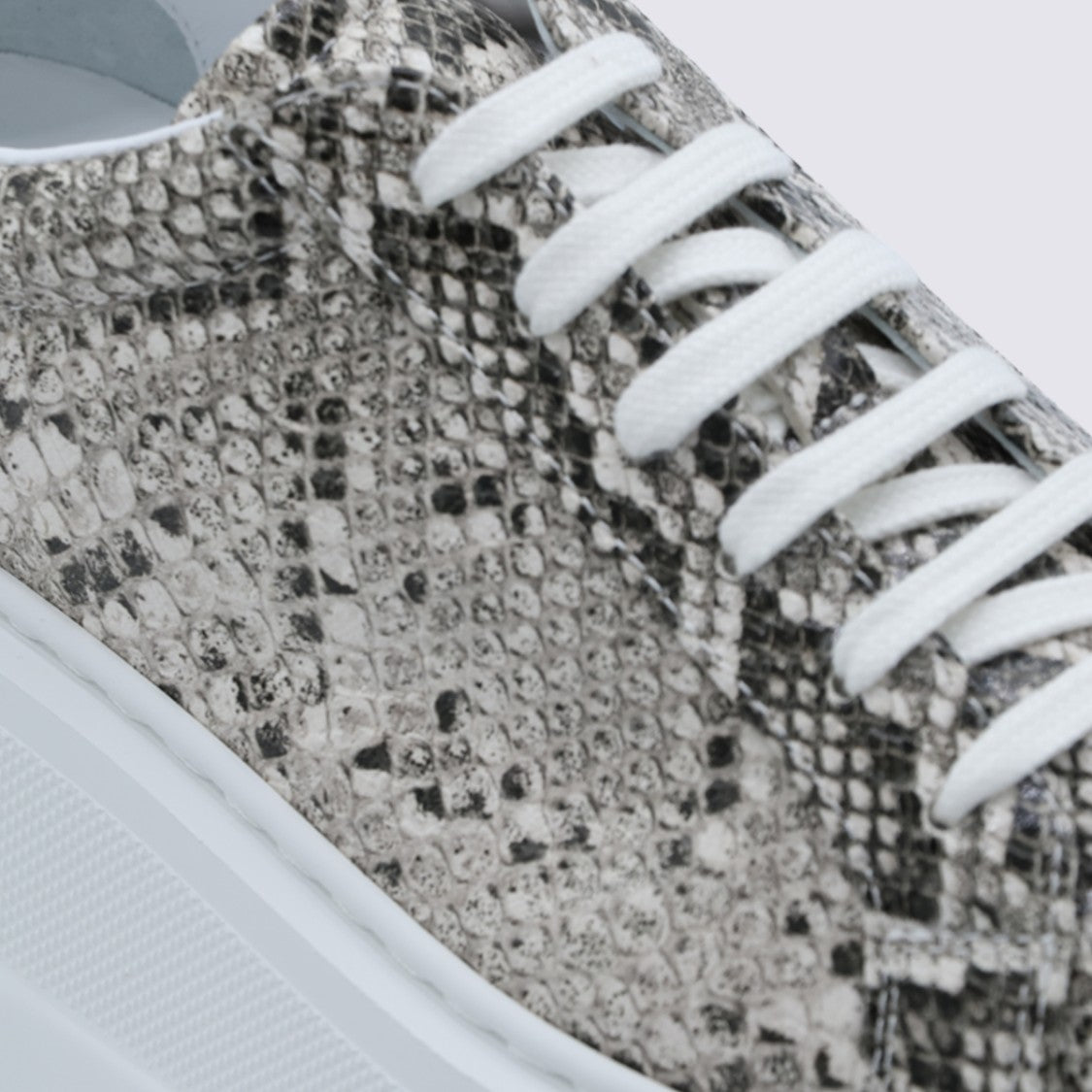 Casadei Platform Sneakers With Textured White Sole