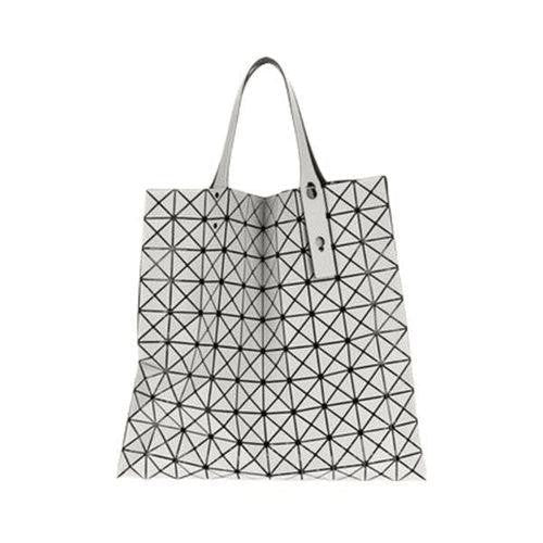Baobao Geometric White Tote Bag With Origami Structure