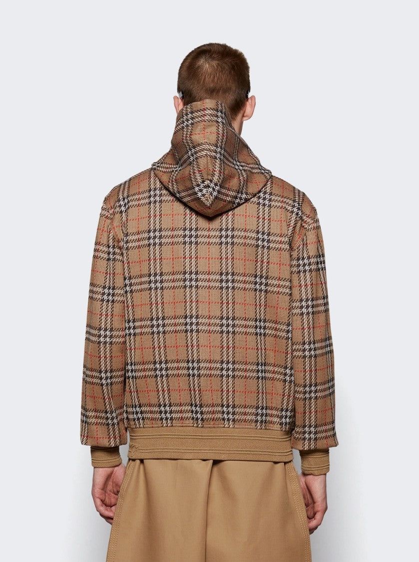 Burberry Jacquard Check Hoodie Nut Ip Check