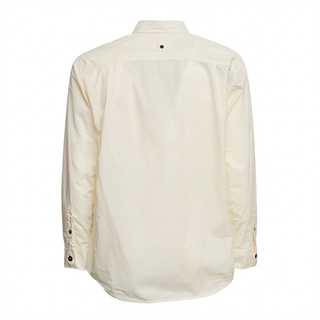 Stone Island Organic Cotton Lettering Oxford Shirt