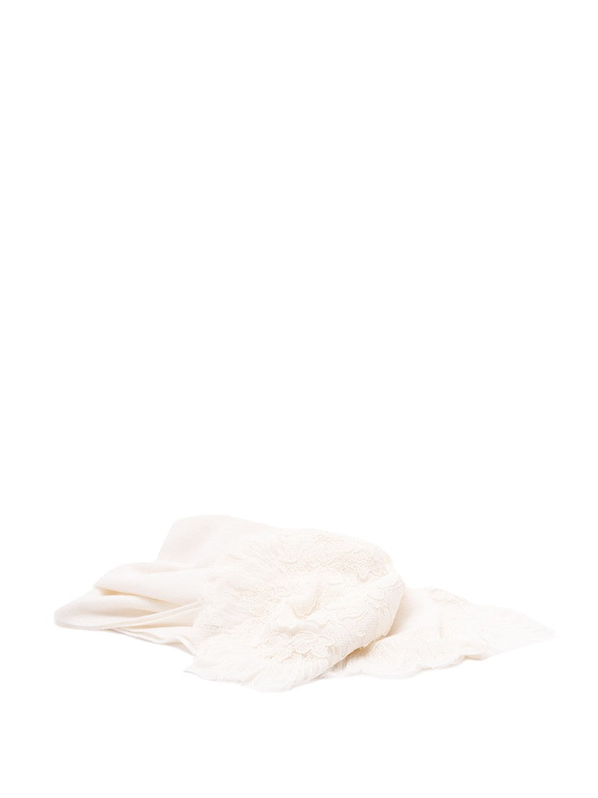 Ermanno Scervino 100% Cashmere Scarf With Refined Finish