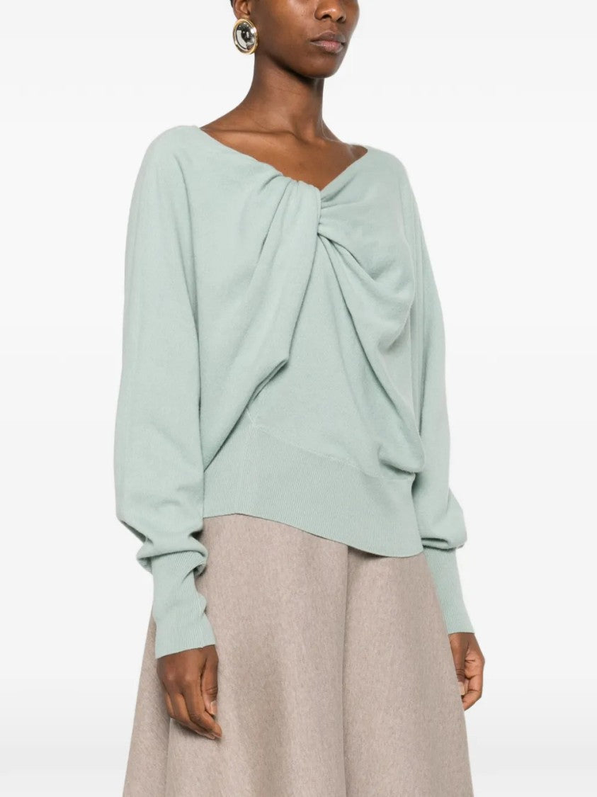 Alberta Ferretti Classic Knit Timeless Design Fitted Sweater
