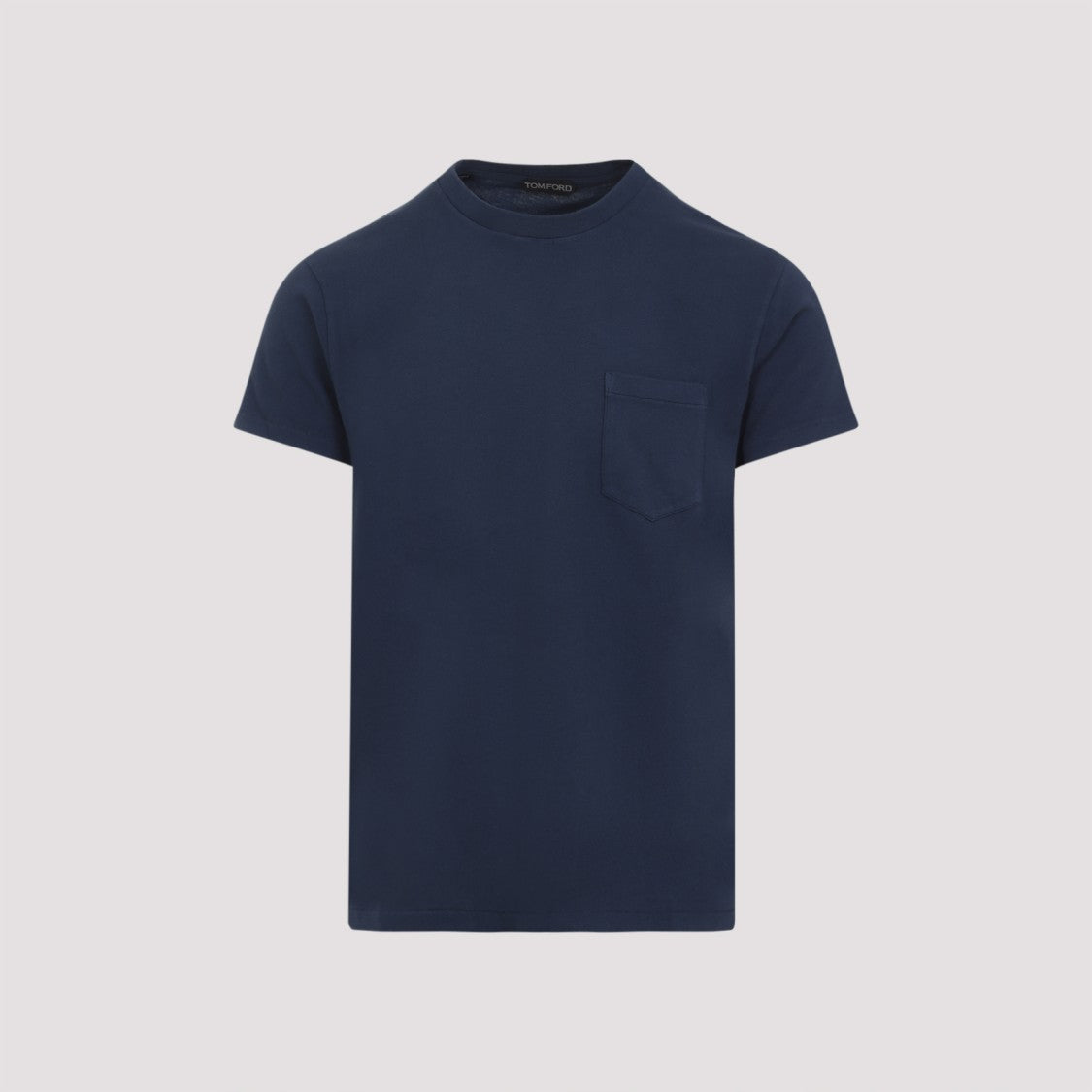Tom Ford Blue Cotton Jersey T-Shirt