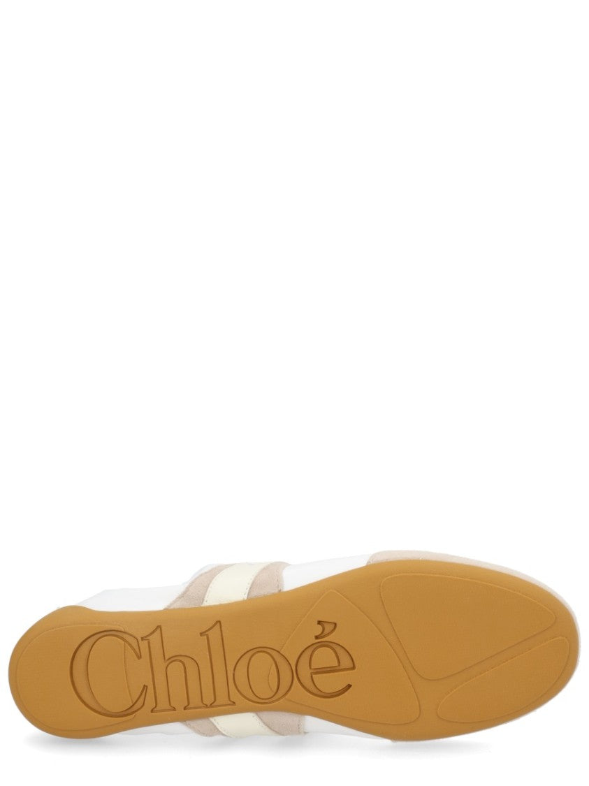 Chloé Kick Accented Low-Profile Nylon Sneakers