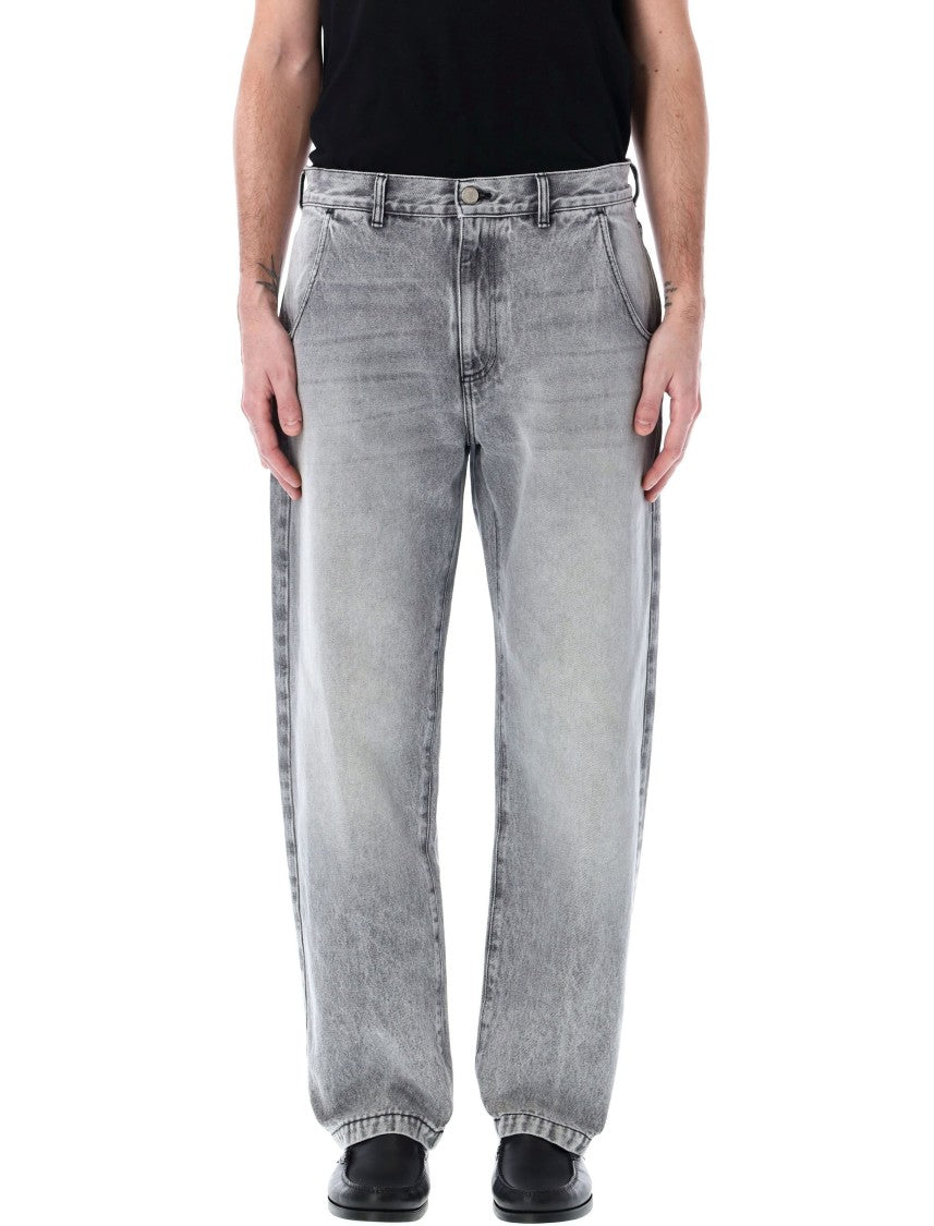 Mfpen Relaxed-Fit Mid-Rise Jeans In Washed Grey