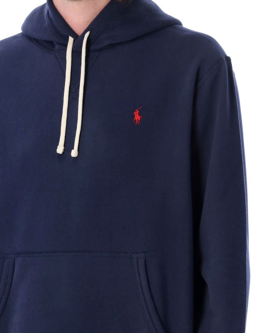 Polo Ralph Lauren Comfortable Blue Hoodie With Drawstring