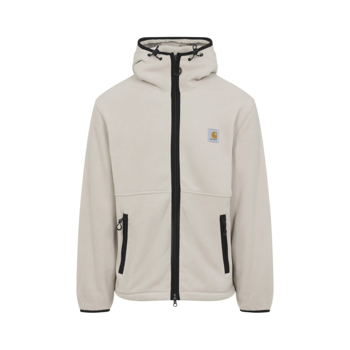 Carhartt Wip Fleece Jacket With Adjustable Hood And Zippered Pockets