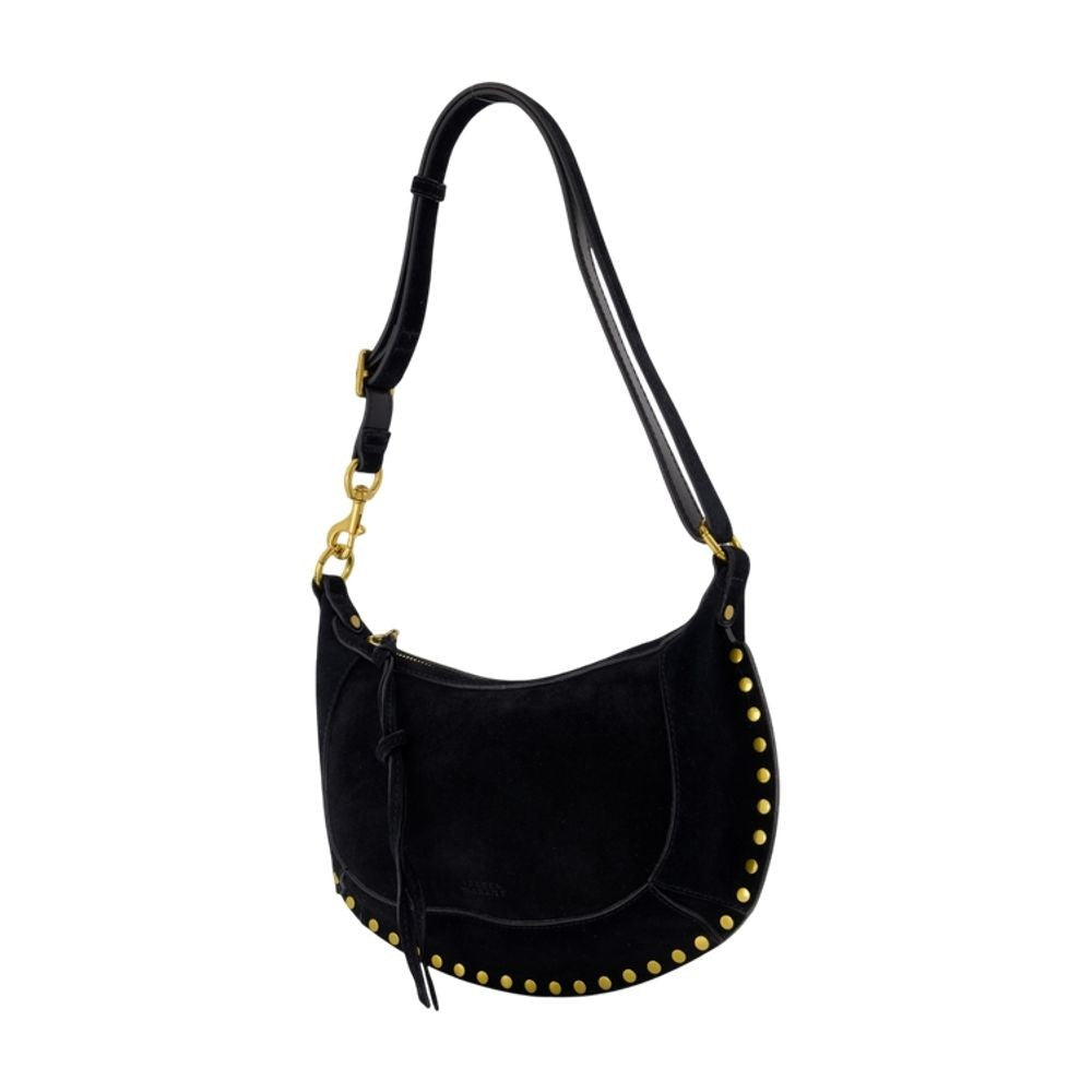Isabel Marant Crescent-Shaped Calfskin Leather Shoulder Bag