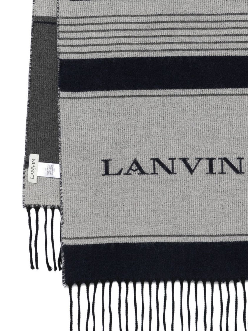 Lanvin Minimalist Silk And Nylon Blend Scarf