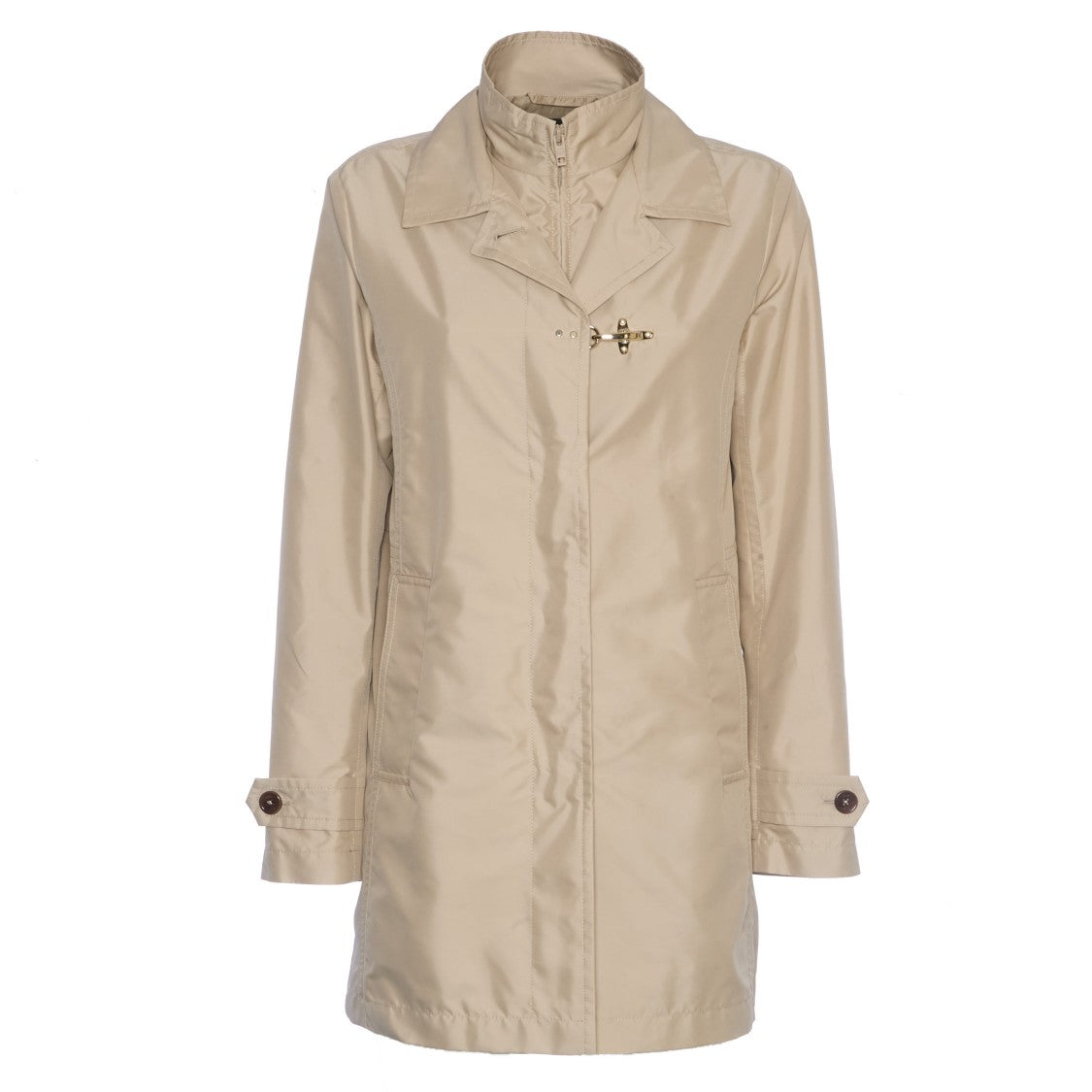 Fay Morning Coat In Water-Repellent Technical Poplin